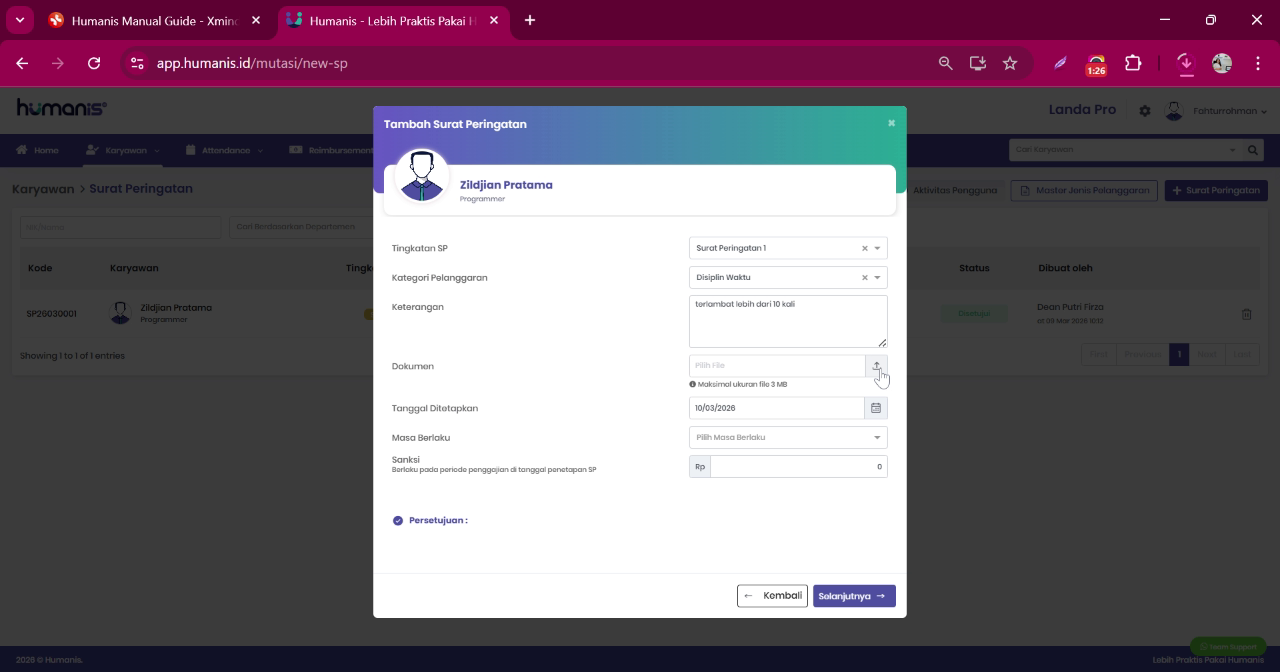 Upload Dokumen
