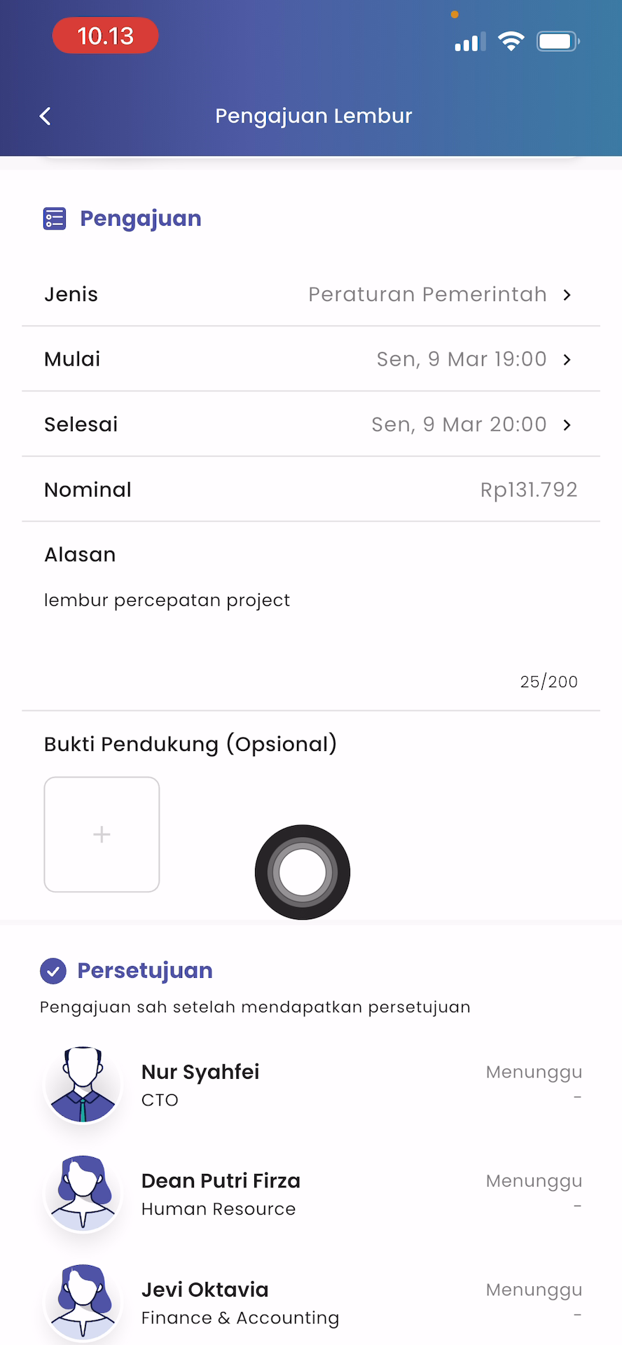 Tambah Lampiran