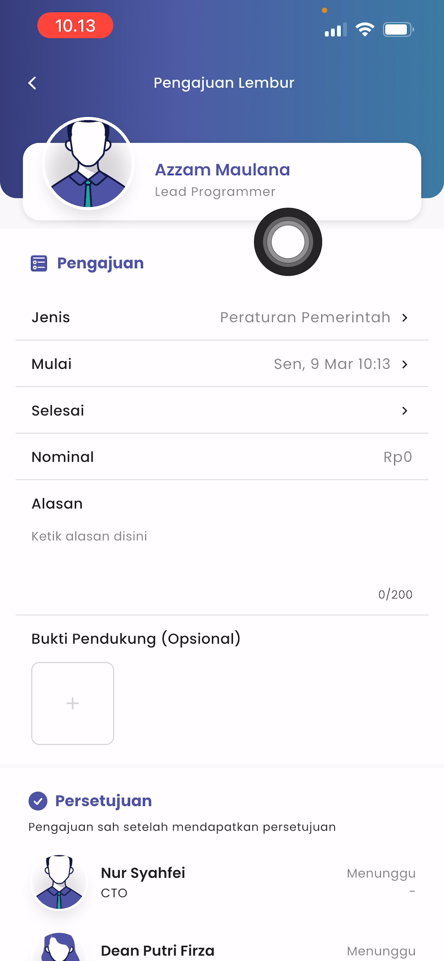 Jenis Lembur