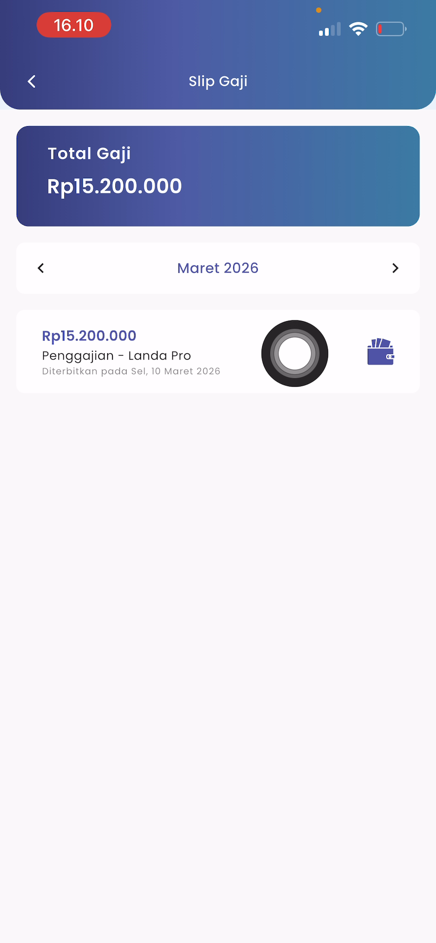 Daftar Slip Gaji