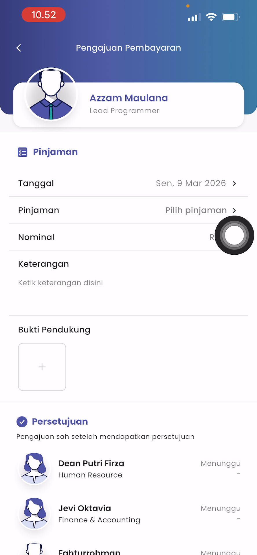 Form Pelunasan