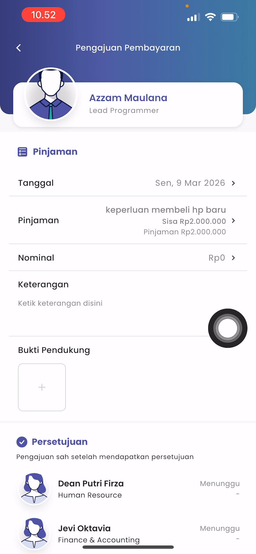 Nominal Pembayaran