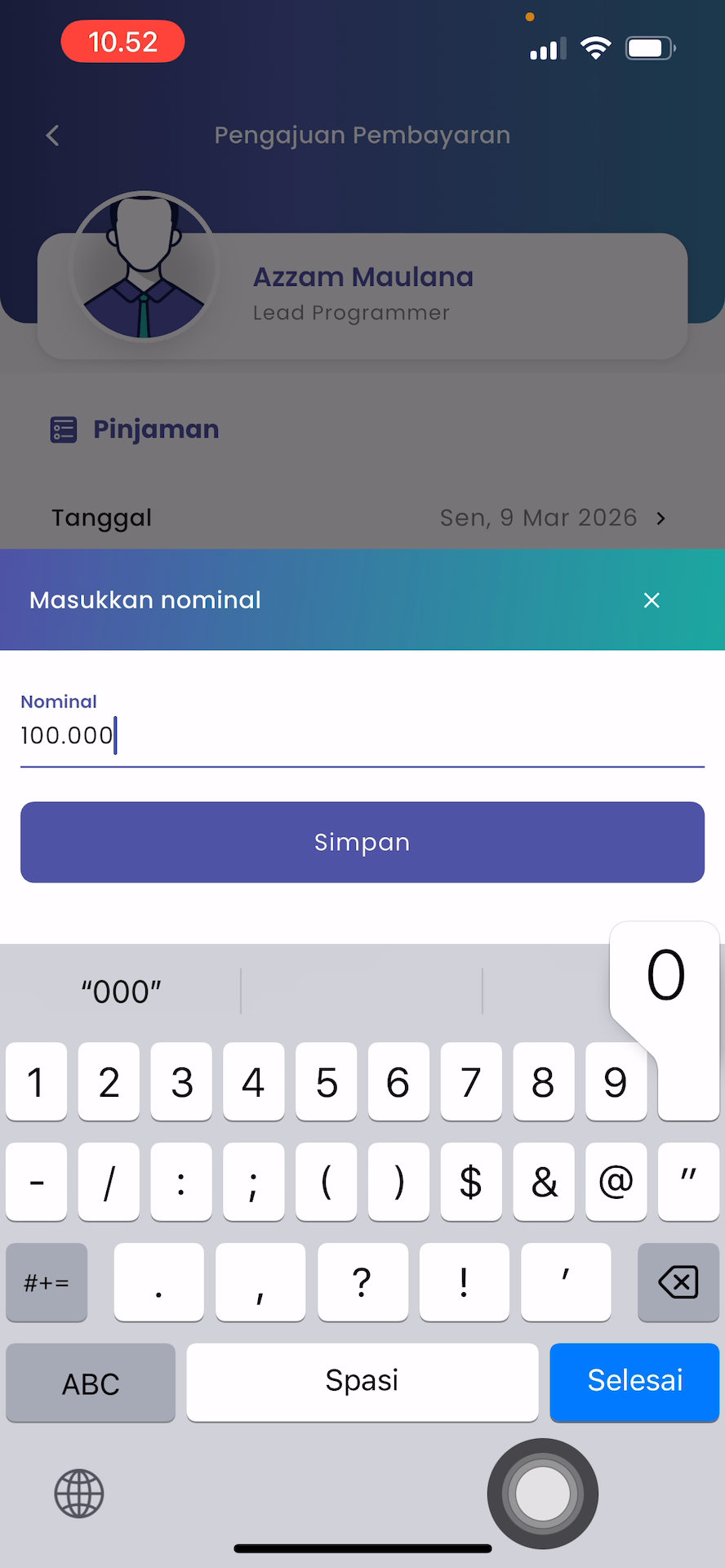 Keterangan Pembayaran