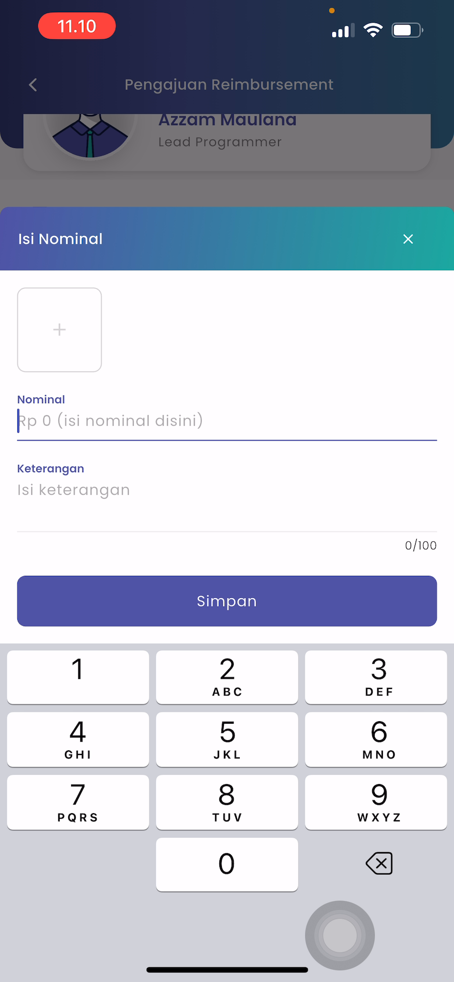 Contoh Nota Tambahan