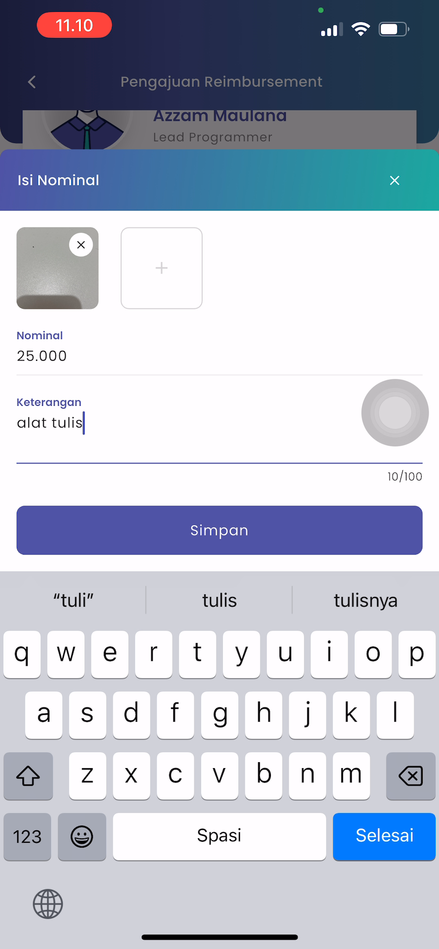 Simpan Reimbursement