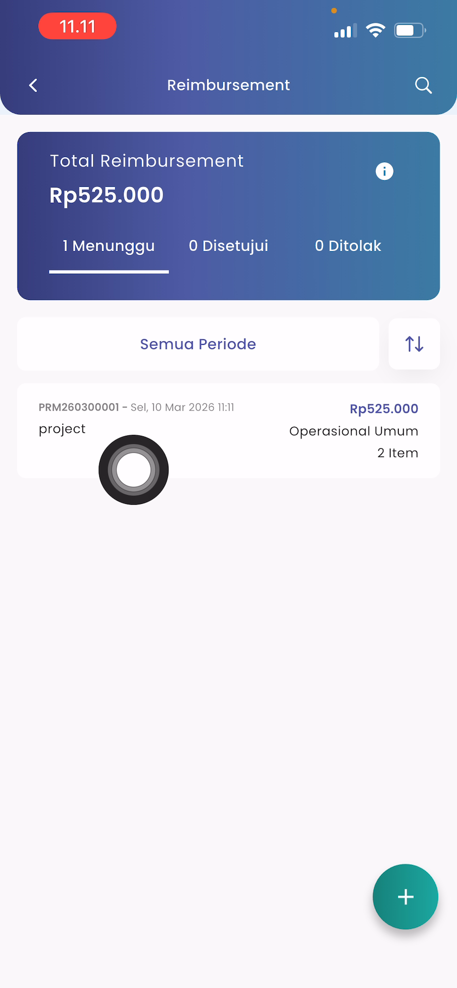 Status Menunggu