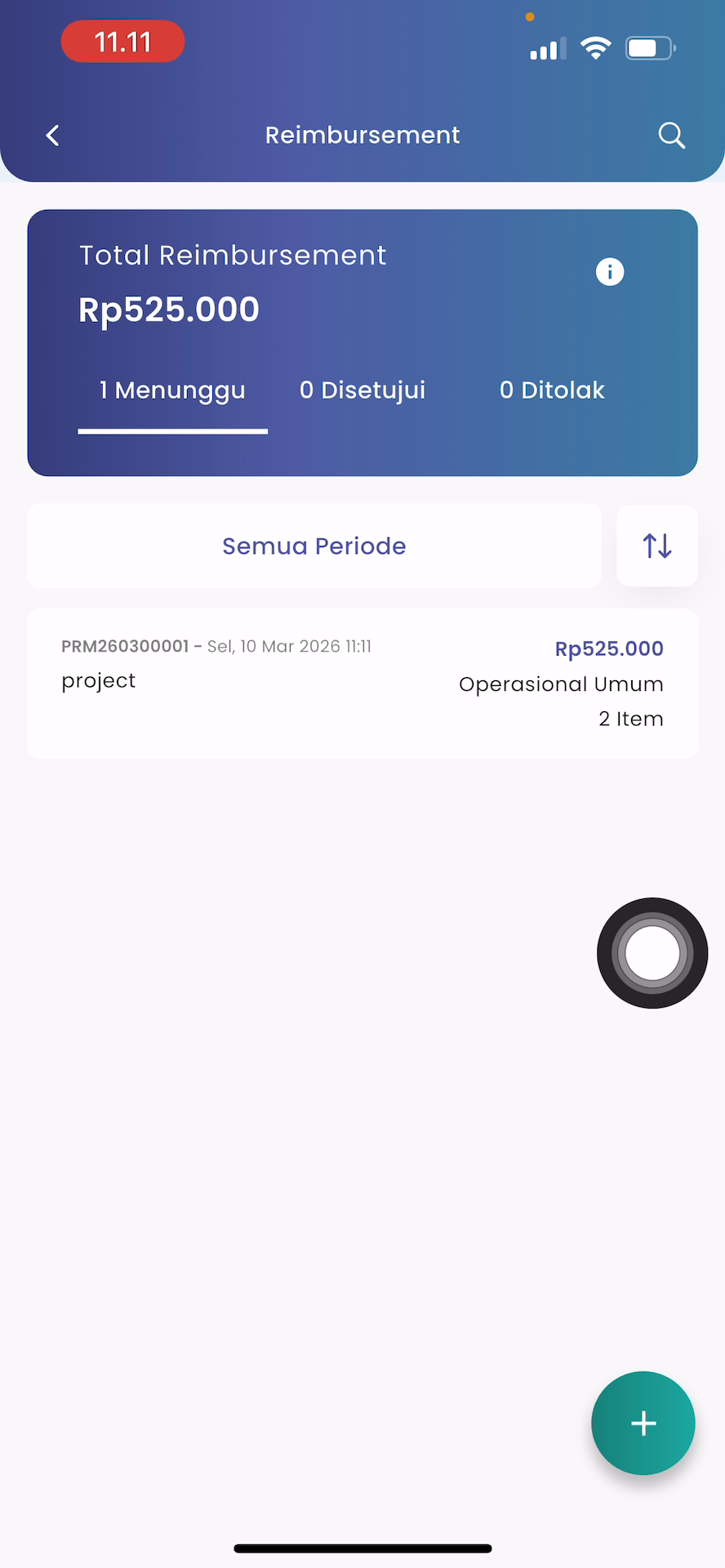Status Disetujui