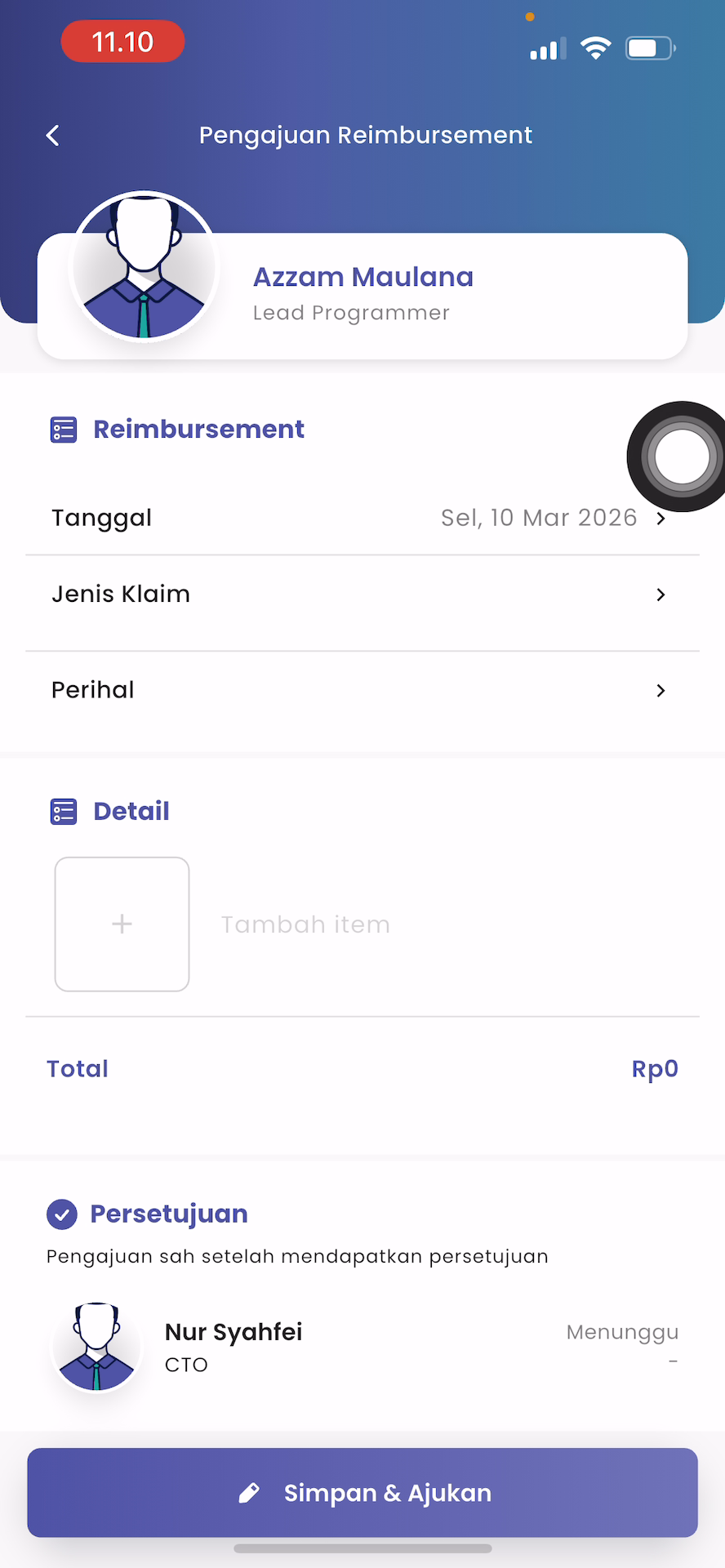 Form Pengajuan